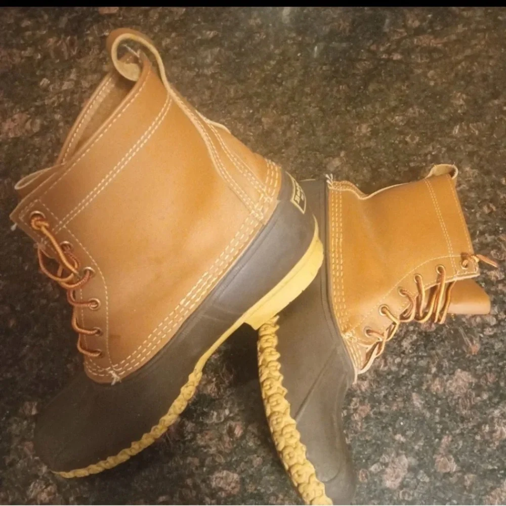 L.L. Bean Brown and Tan Men's Rain & Snow Boots